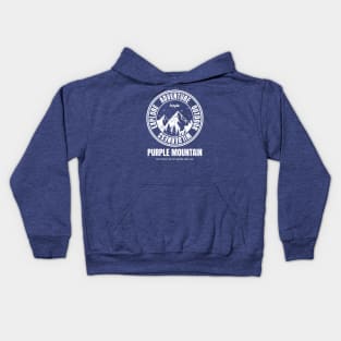 Purple Mountain, Mountaineering In Ireland Locations Kids Hoodie